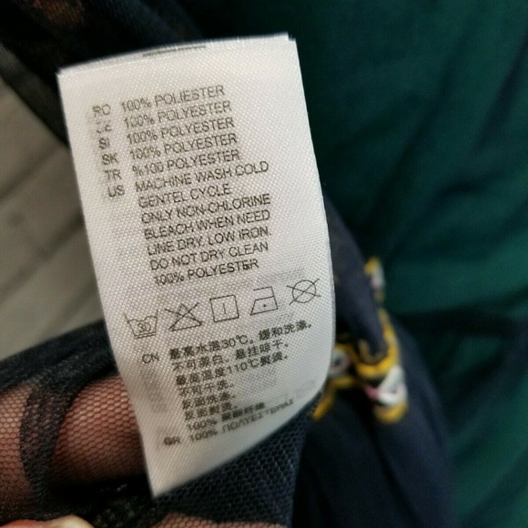 BBWM Sheer Top Embroidery Floral Boho Festival M - Picture 8 of 8